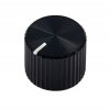 Knob aluminium mini, black (D thread)